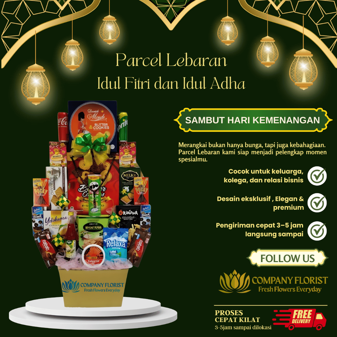 Parcel Snack Lebaran Keluarga Besar Komplit – Company Florist